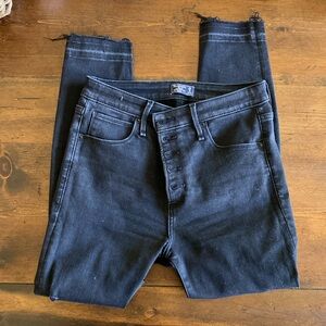 Abercrombie & Fitch Simone High Rise Ankle Black Jeans